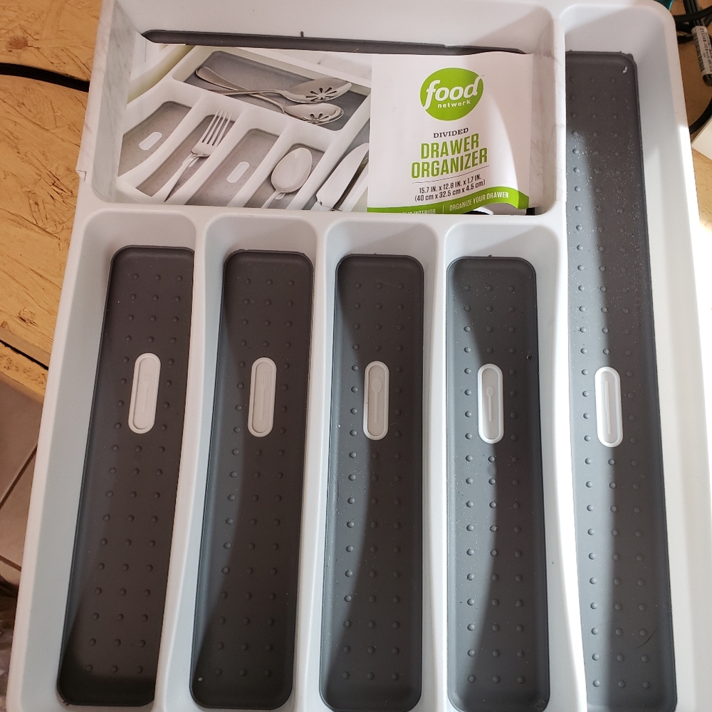 Food network utensil draw organizer